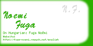 noemi fuga business card